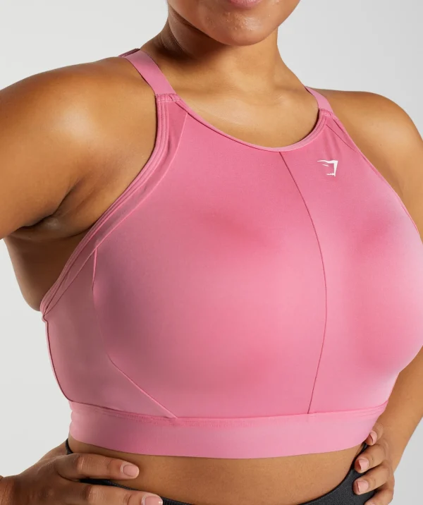 Gymshark Sports Bras*High Neck High Support Sports Bra, B/C-E/F BloomPink