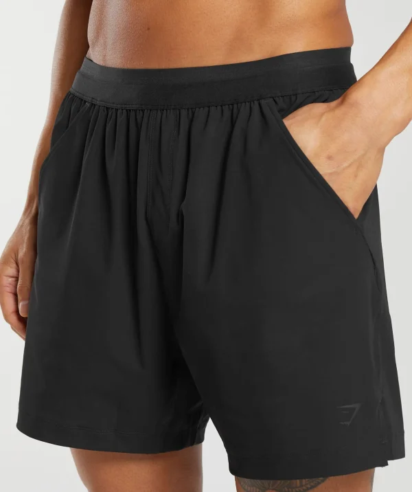 Gymshark Shorts*Hybrid 6" Shorts Black