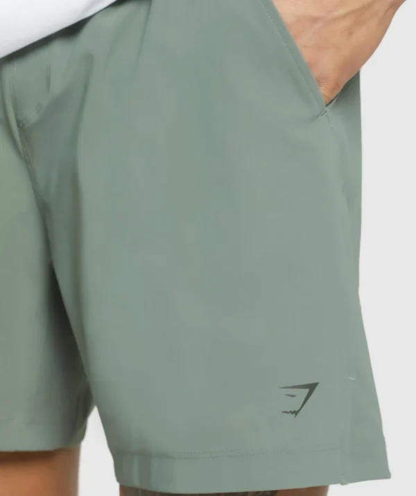 Gymshark Shorts*Hybrid 6" Shorts UnitGreen