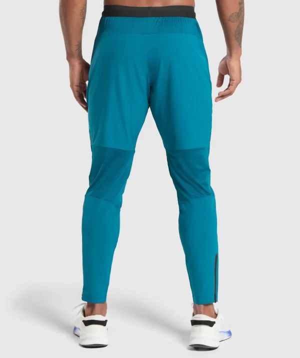 Gymshark Joggers & Sweatpants*Hybrid Woven Joggers AtlanticBlue