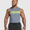 Gymshark Tank Tops | T-shirts & Tops*Impact Drop Arm Tank IronBlue