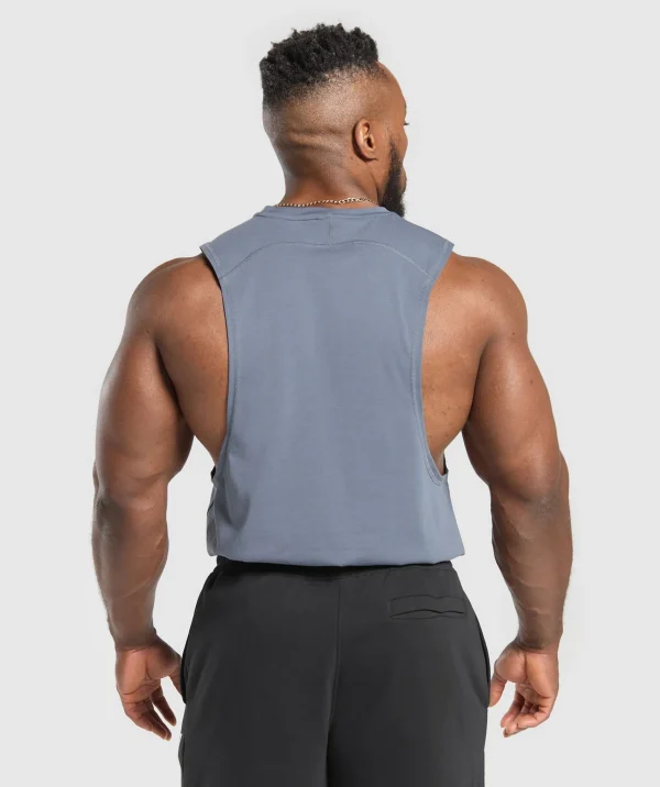 Gymshark Tank Tops | T-shirts & Tops*Impact Drop Arm Tank IronBlue