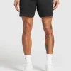 Gymshark Shorts*Interlock Tech 6" Shorts Black