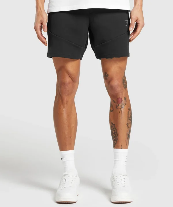 Gymshark Shorts*Interlock Tech 6" Shorts Black