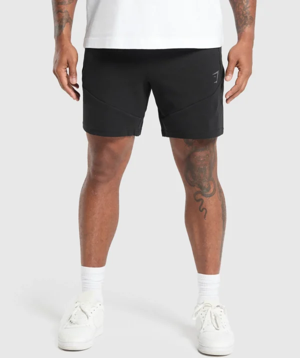 Gymshark Shorts*Interlock Tech 6" Shorts Black