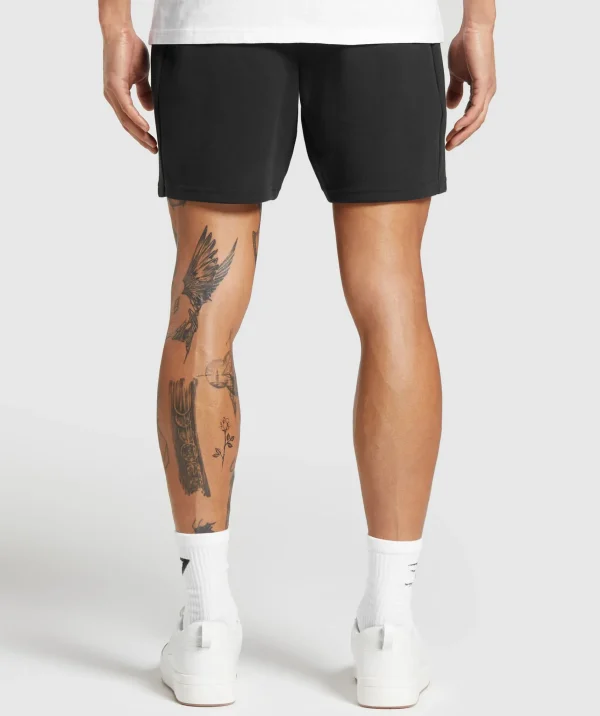 Gymshark Shorts*Interlock Tech 6" Shorts Black