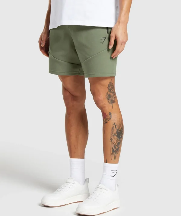 Gymshark Shorts*Interlock Tech 6" Shorts BaseGreen