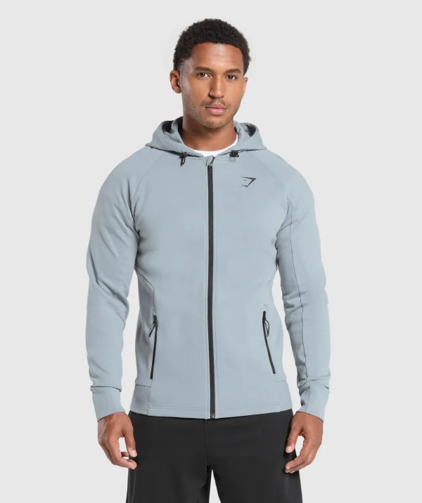 Gymshark Jackets | Hoodies & Sweatshirts*Interlock Tech Zip Up Hoodie DenimGrey