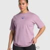 Gymshark T-shirts & Tops*Kettlebell Cutie Oversized T-Shirt SoftPurple