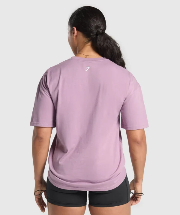 Gymshark T-shirts & Tops*Kettlebell Cutie Oversized T-Shirt SoftPurple