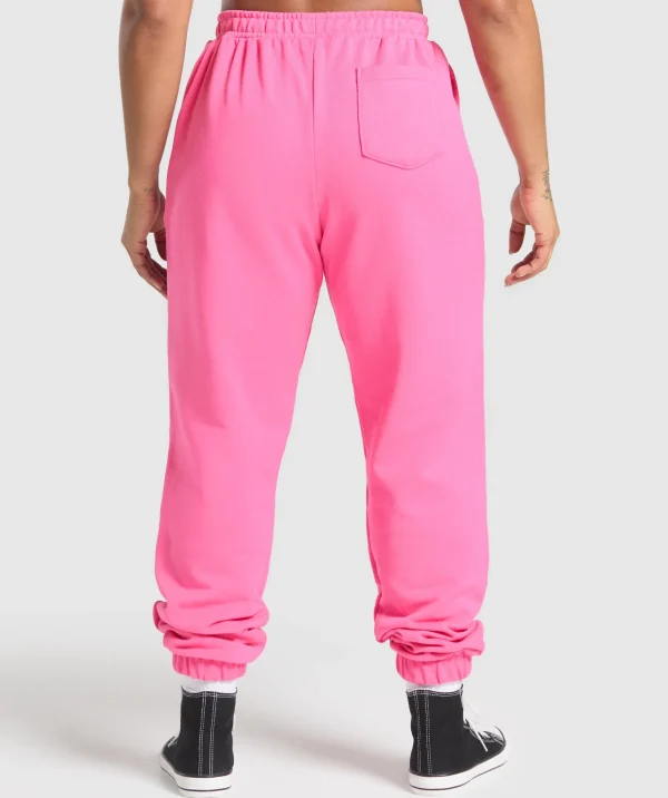 Gymshark Joggers & Sweatpants*Kettlebell Cutie Oversized Joggers PhysicalPink