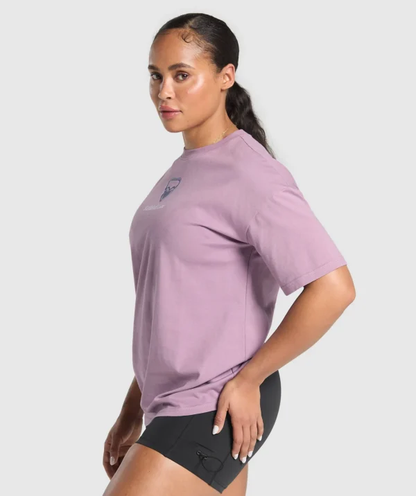 Gymshark T-shirts & Tops*Kettlebell Cutie Oversized T-Shirt SoftPurple