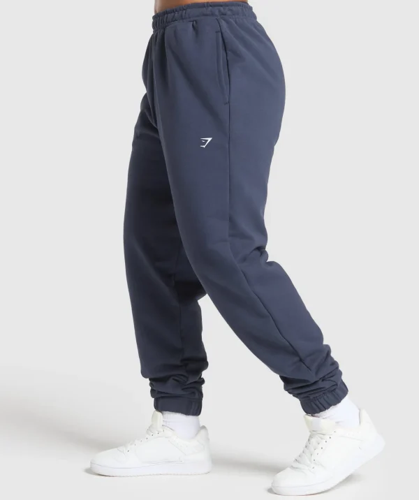 Gymshark Joggers & Sweatpants*Kettlebell Cutie Oversized Joggers HeavyBlue