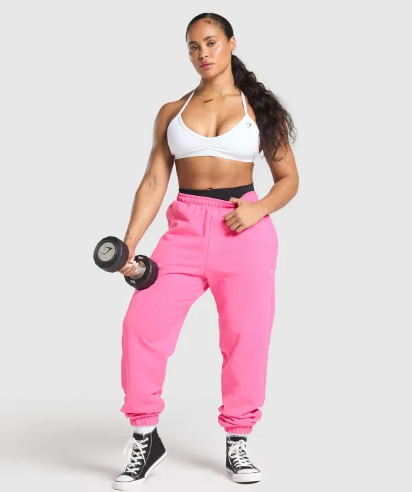 Gymshark Joggers & Sweatpants*Kettlebell Cutie Oversized Joggers PhysicalPink