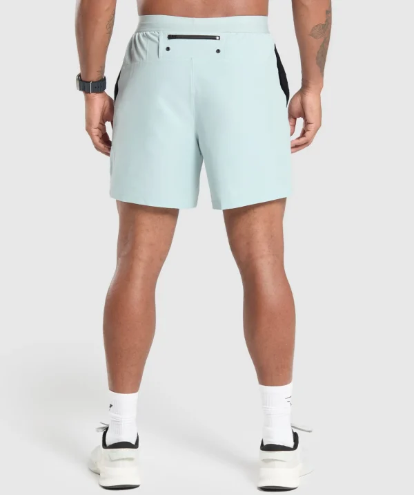 Gymshark Shorts*Land to Water 6" Shorts CoolBlue