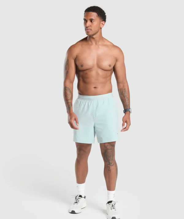 Gymshark Shorts*Land to Water 6" Shorts CoolBlue