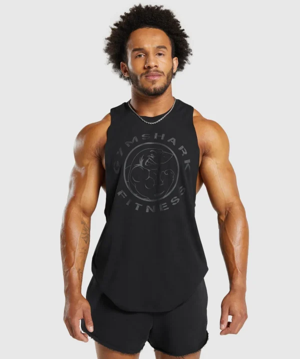 Gymshark Tank Tops*Legacy Drop Arm Tank Black