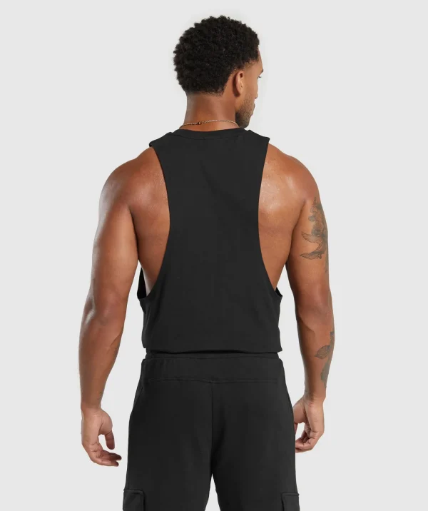 Gymshark Tank Tops*Legacy Drop Arm Tank Black