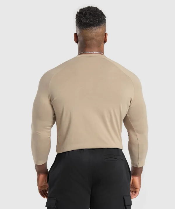 Gymshark T-shirts & Tops*Legacy Henley CementBrown