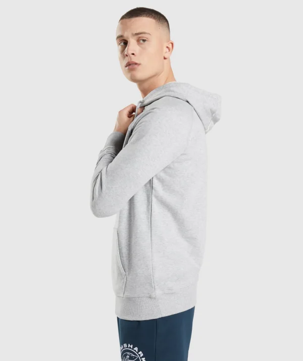 Gymshark Hoodies & Sweatshirts*Legacy Hoodie LightGreyCoreMarl