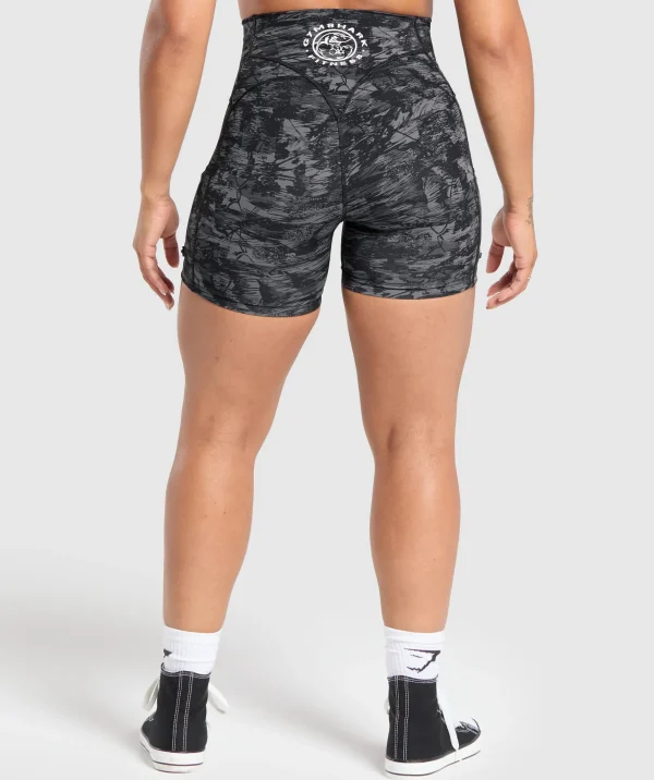 Gymshark Shorts*Legacy Logo Tight Shorts Black