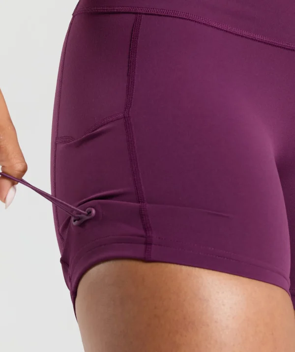 Gymshark Shorts*Legacy Logo Tight Shorts MagentaPurple