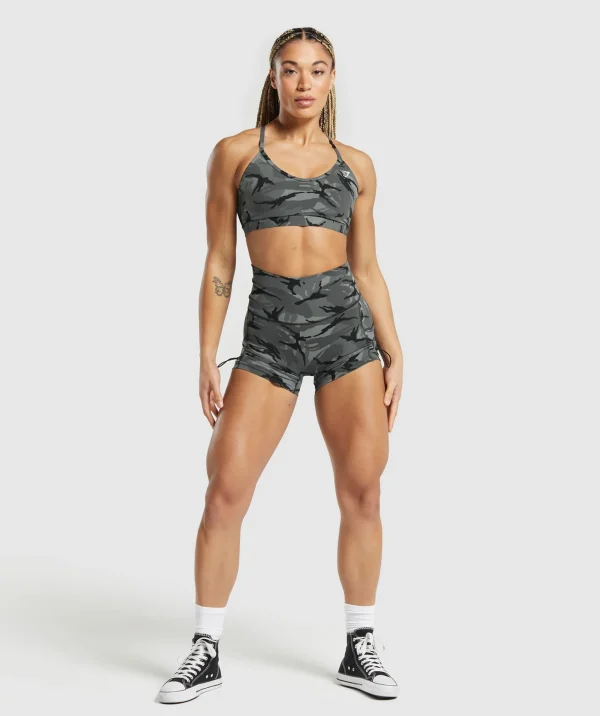 Gymshark Sports Bras*Legacy Printed Sports Bra PitchGrey