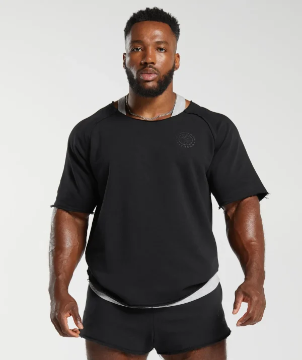 Gymshark Sweatsuits | T-shirts & Tops*Legacy Rag Top Black