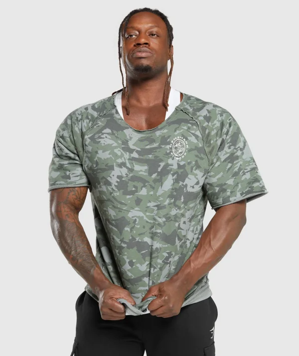 Gymshark T-shirts & Tops*Legacy Rag Top UnitGreen