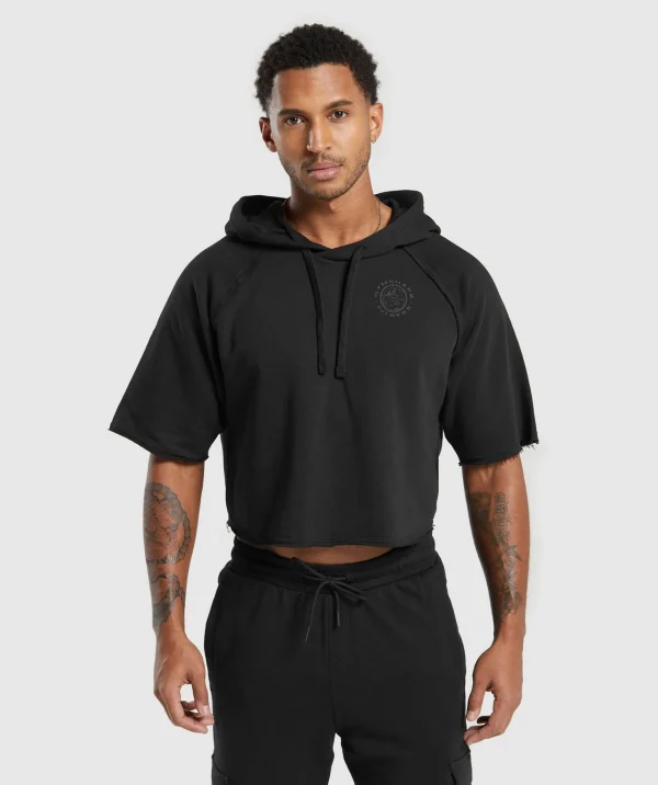 Gymshark Sweatsuits | Hoodies & Sweatshirts*Legacy Short Sleeve Crop Hoodie Black