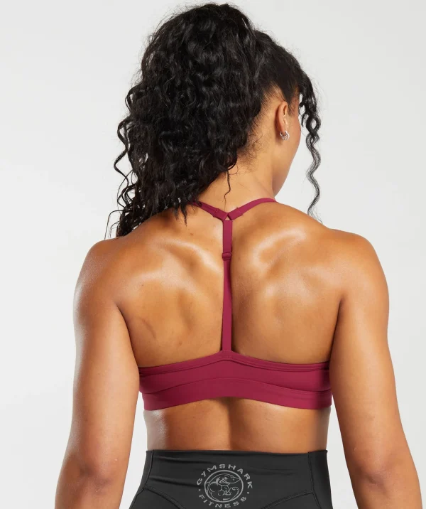 Gymshark Sports Bras*Legacy T-Bar Sports Bra RaspberryPink