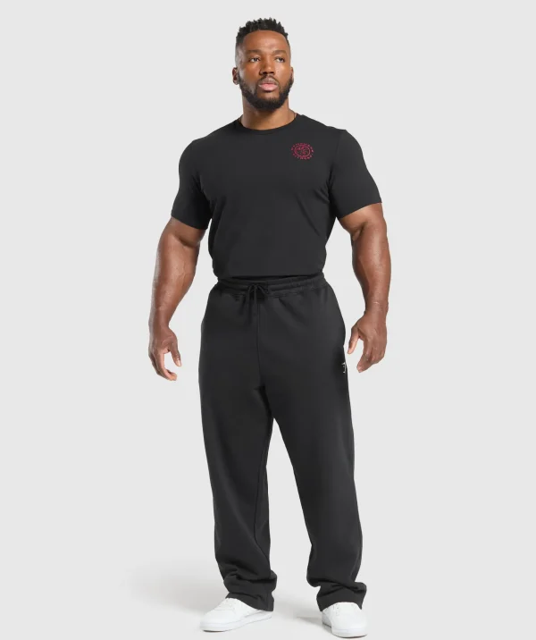 Gymshark T-shirts & Tops*Legacy T-Shirt Black/ConditioningRed