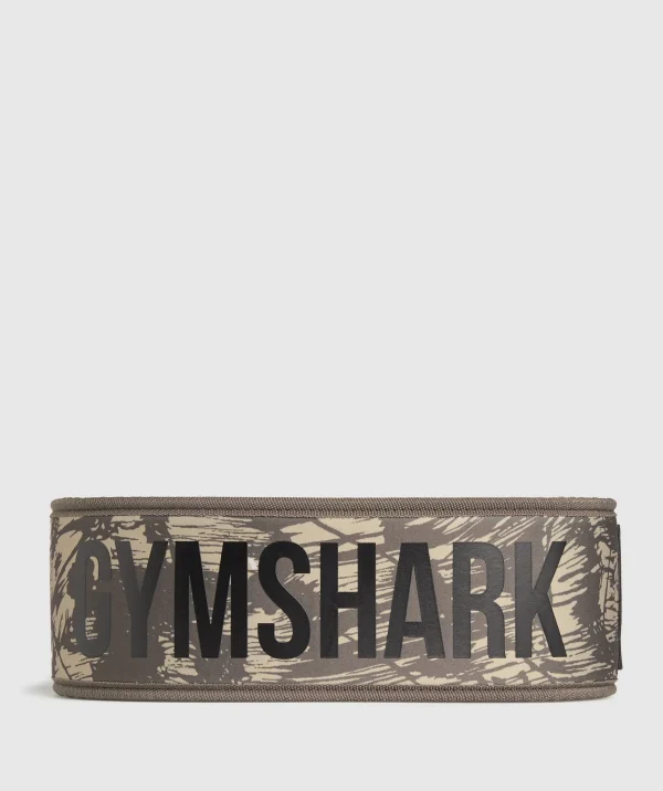 Gymshark Lifting Equipment*Legacy Velcro Lifting Belt CamoBrown