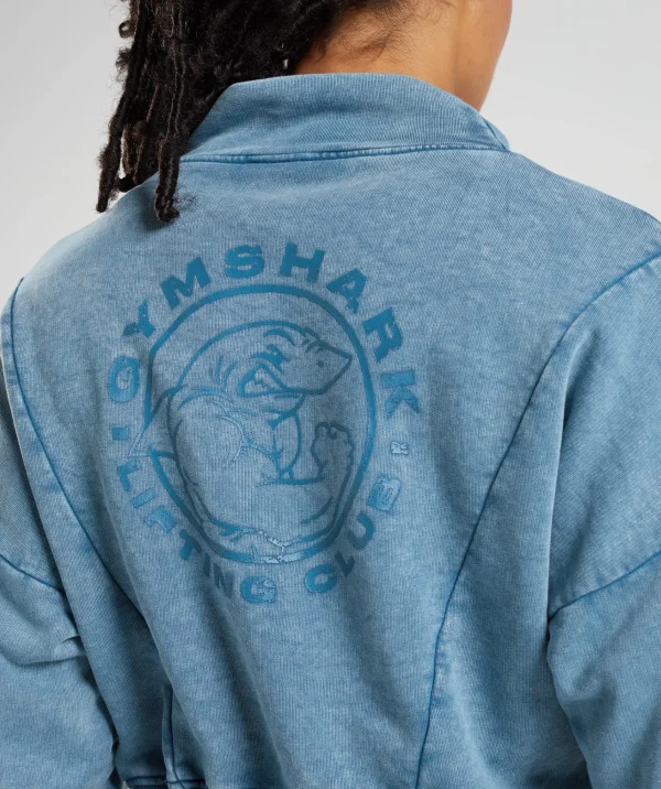 Gymshark Hoodies & Sweatshirts*Legacy Washed Sweatshirt LakesideBlue