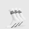 Gymshark Crew Socks*Lift Heavy Crew 3pk White