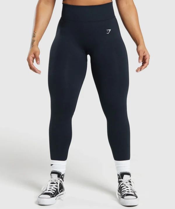 Gymshark Leggings | Seamless Leggings*Lift Seamless Leggings MidnightBlue/BlackMarl