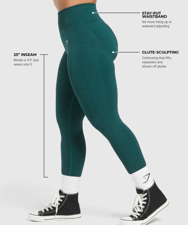 Gymshark Leggings | Seamless Leggings*Lift Seamless Leggings FunctionalTeal/BlackMarl