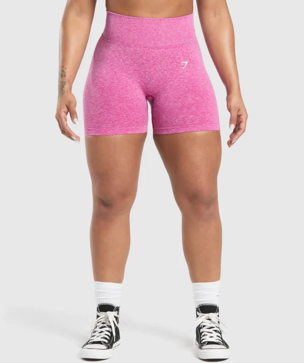 Gymshark Shorts*Lift Seamless Shorts WinningPink/WhiteMarl