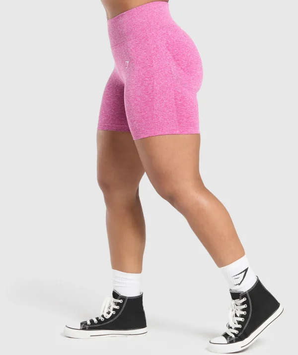 Gymshark Shorts*Lift Seamless Shorts WinningPink/WhiteMarl