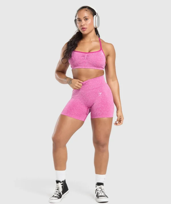 Gymshark Shorts*Lift Seamless Shorts WinningPink/WhiteMarl