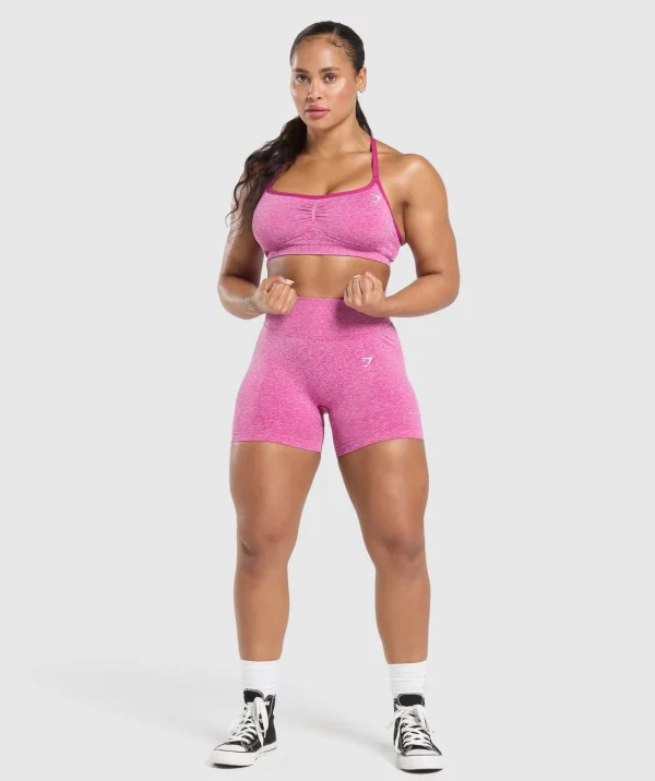 Gymshark Shorts*Lift Seamless Shorts WinningPink/WhiteMarl