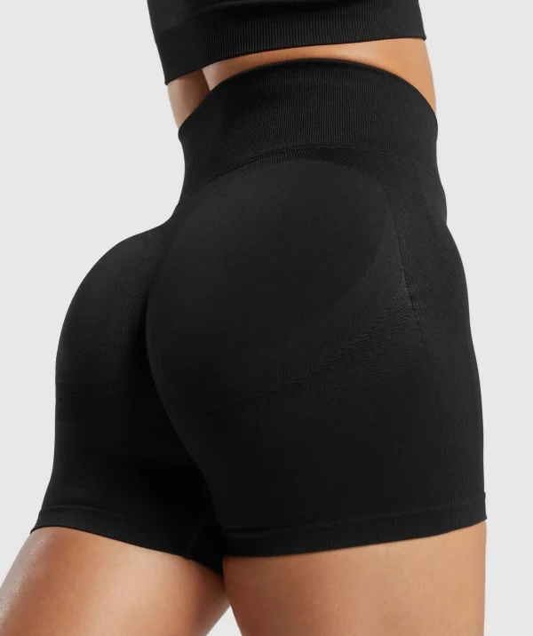 Gymshark Shorts*Lift Seamless Shorts Black/BlackMarl