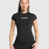 Gymshark T-shirts & Tops*Lifting Baddie T-Shirt Black