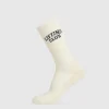 Gymshark Crew Socks*Lifting Club Graphic Crew Sock Single EcruWhite