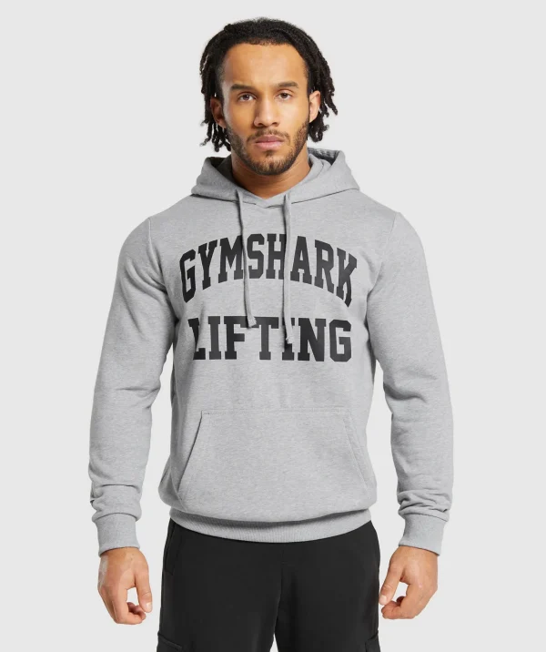 Gymshark Hoodies & Sweatshirts*Lifting Club Hoodie LightGreyCoreMarl