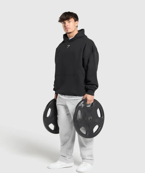 Gymshark Hoodies & Sweatshirts*Lifting Club Hoodie Black/PebbleGrey