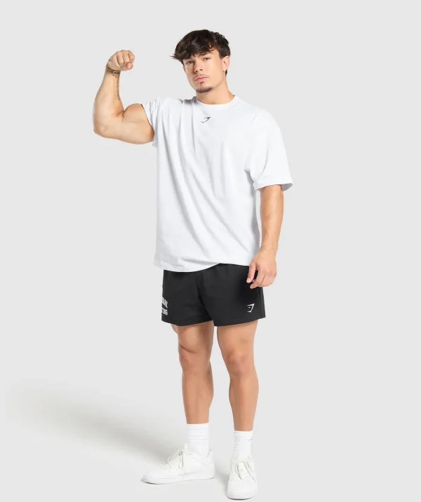 Gymshark T-shirts & Tops*Lifting Club T-Shirt White/PitchGrey