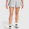 Gymshark Shorts*Lifting Crossover Cotton Shorts LightGreyMarl