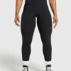 Gymshark Black Leggings | High-waisted Leggings*Lifting Logo Leggings Black