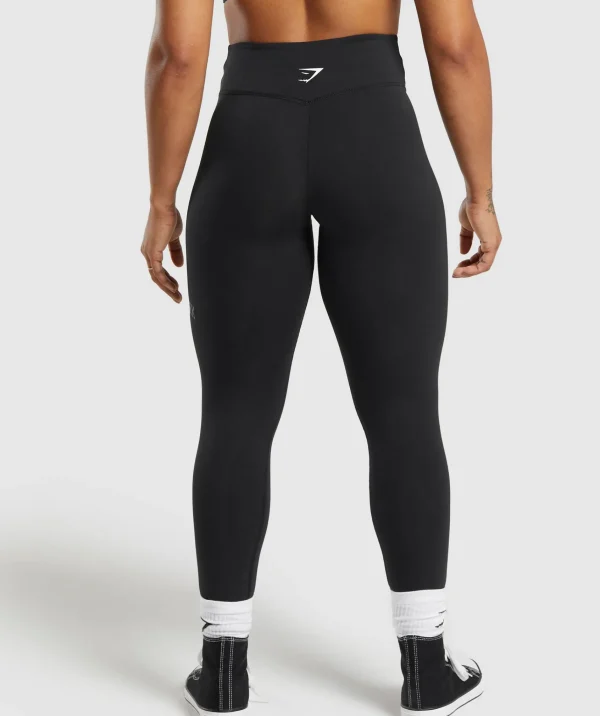 Gymshark Black Leggings | High-waisted Leggings*Lifting Logo Leggings Black